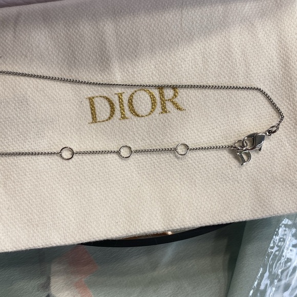 Dior Dog Tag Pendant Necklace, Gift Bag and Gift Box - Picture 6 of 9